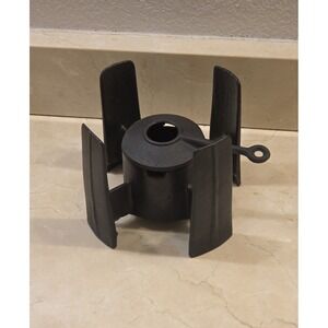 Vintage Dansk Cast Iron Warmer Base Stand and Lid Fondue